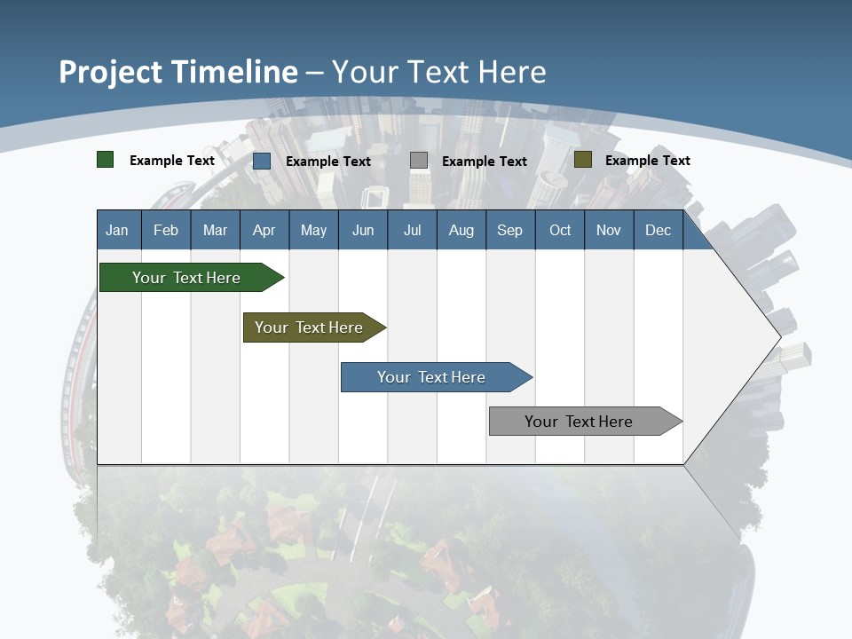 Urban River Commute PowerPoint Template