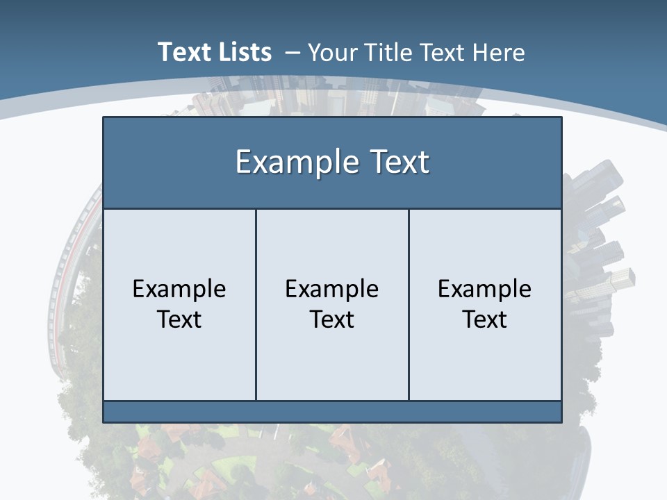 Urban River Commute PowerPoint Template