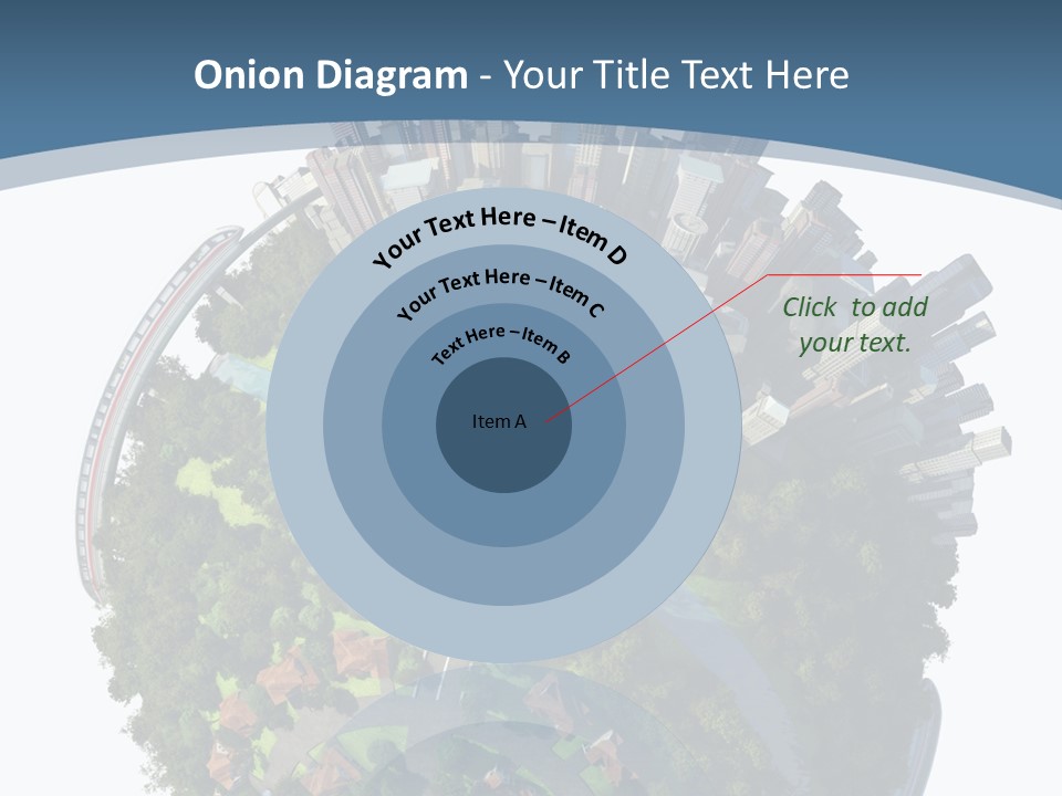 Urban River Commute PowerPoint Template