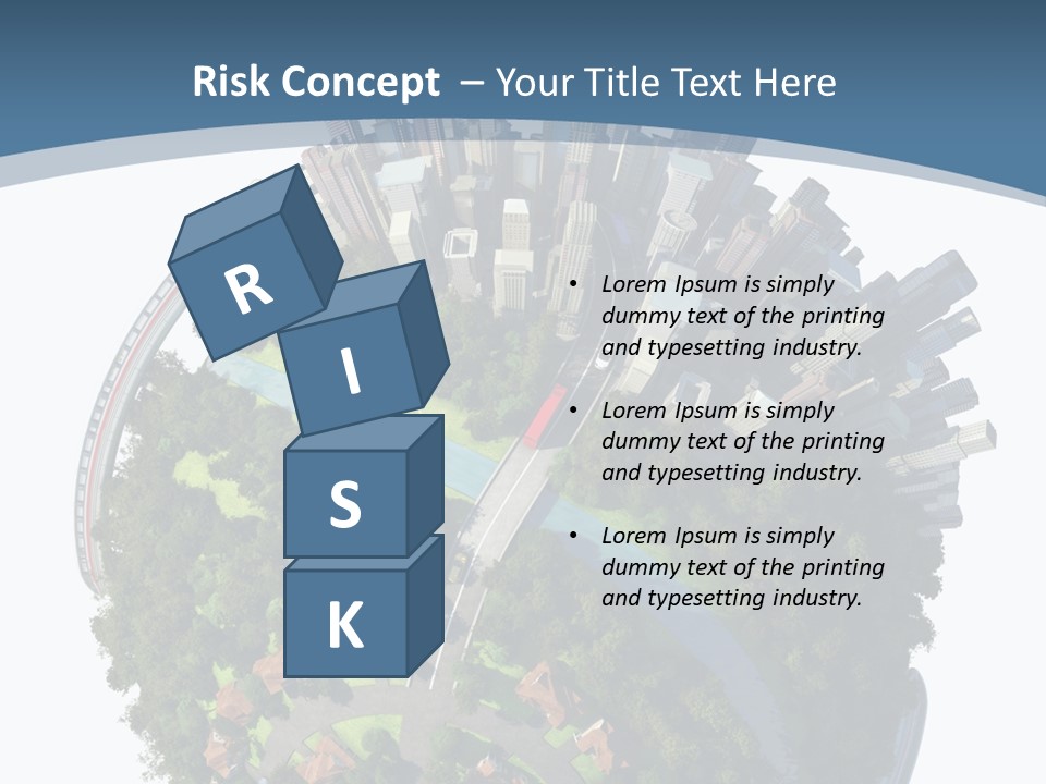 Urban River Commute PowerPoint Template