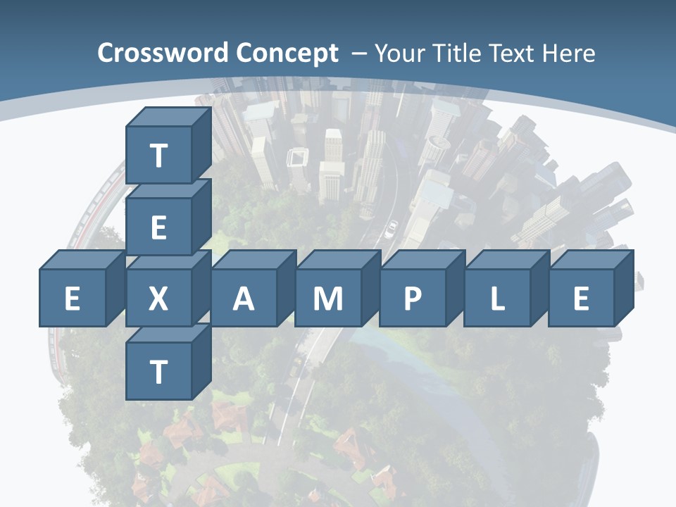 Urban River Commute PowerPoint Template