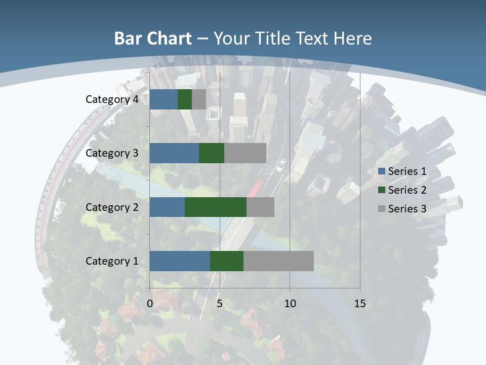 Urban River Commute PowerPoint Template