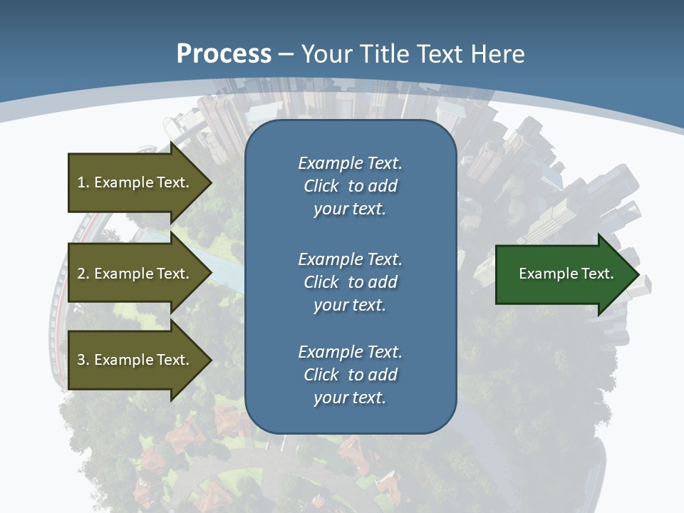 Urban River Commute PowerPoint Template