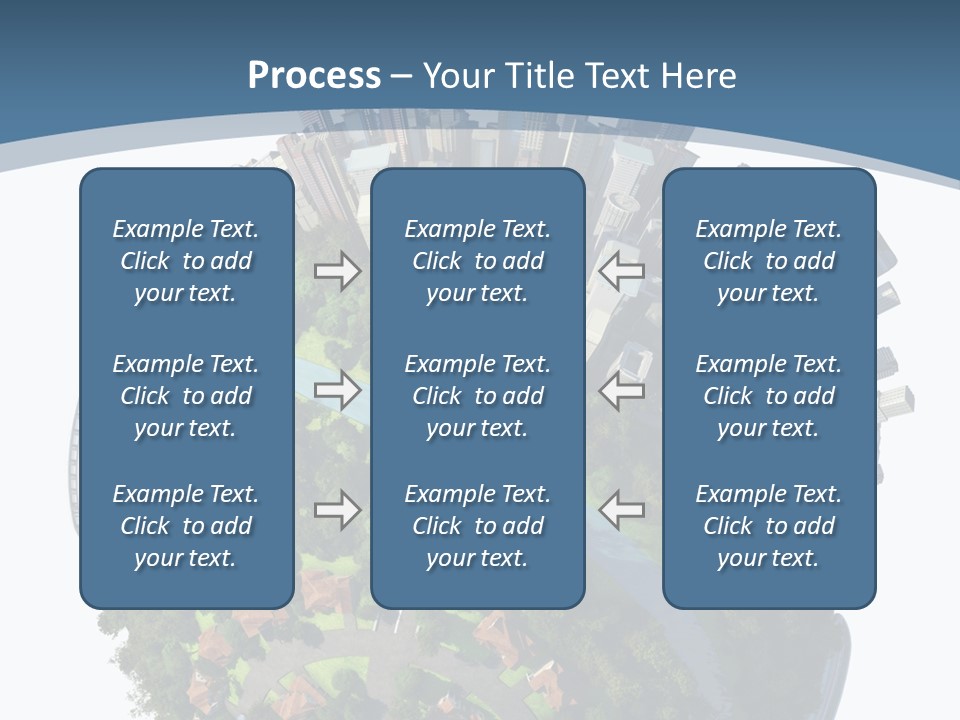 Urban River Commute PowerPoint Template