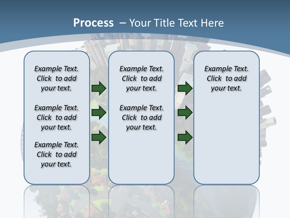 Urban River Commute PowerPoint Template