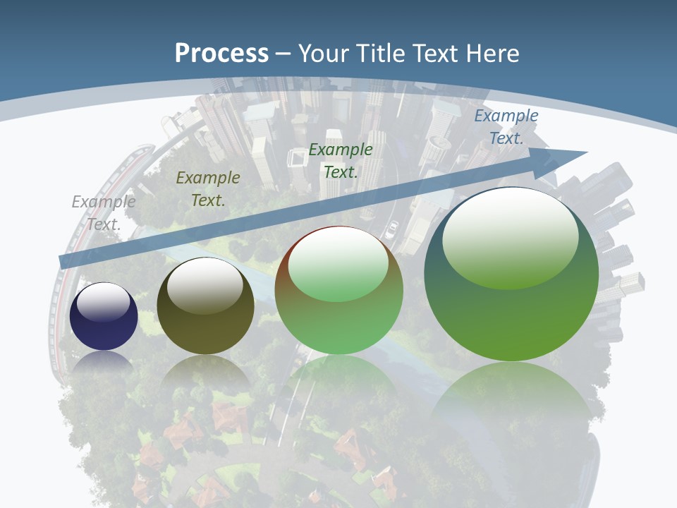 Urban River Commute PowerPoint Template