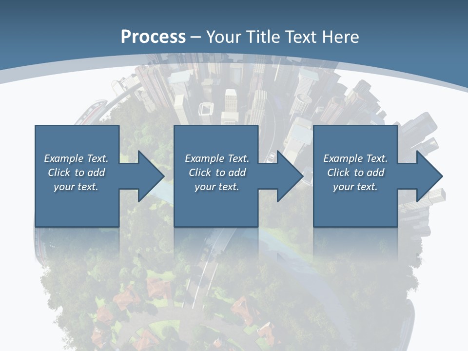Urban River Commute PowerPoint Template
