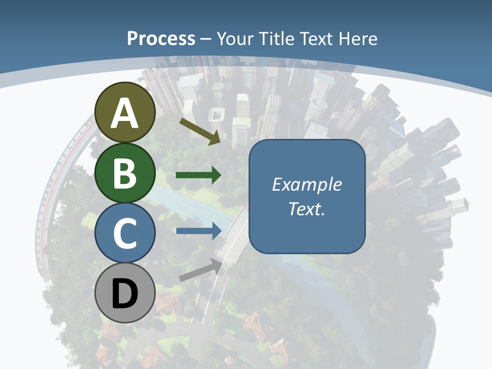 Urban River Commute PowerPoint Template