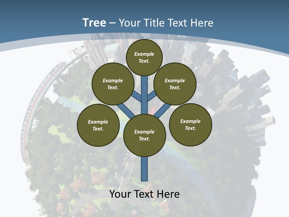 Urban River Commute PowerPoint Template