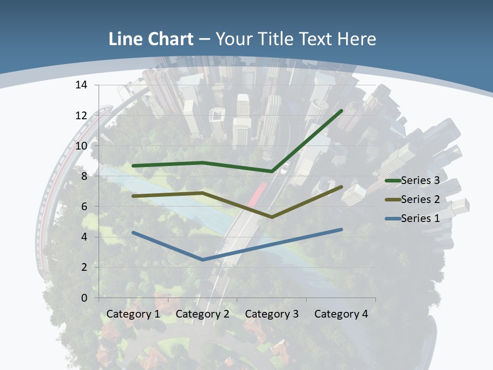 Urban River Commute PowerPoint Template