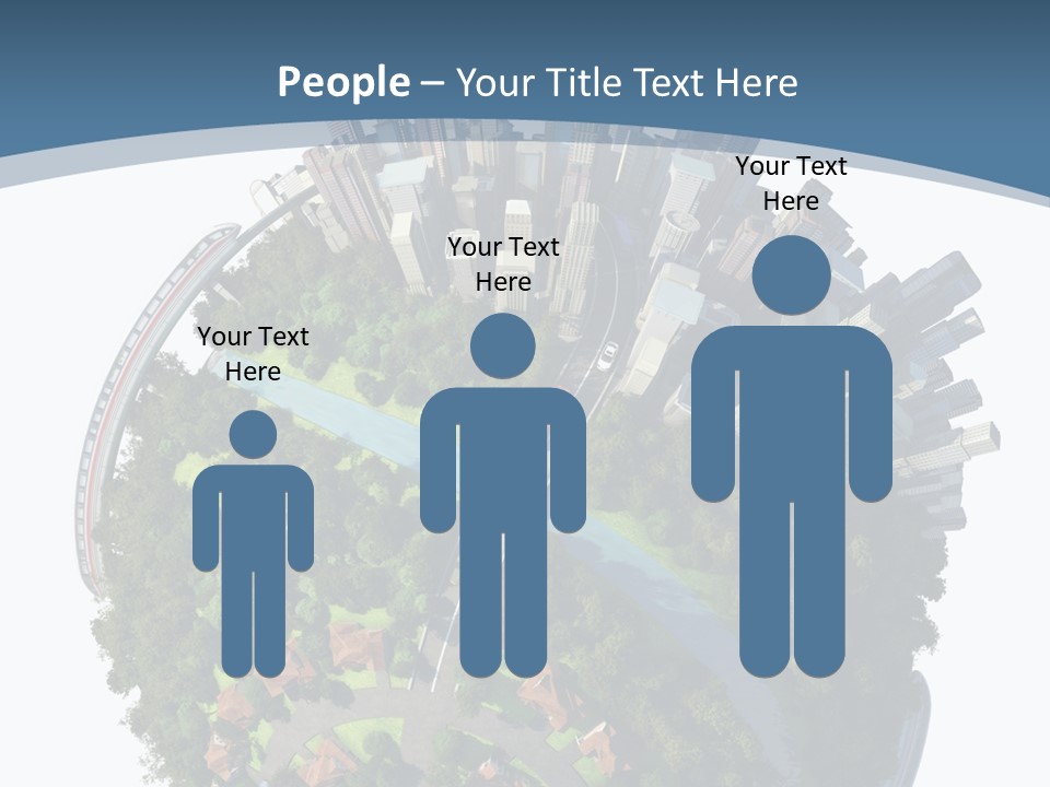 Urban River Commute PowerPoint Template