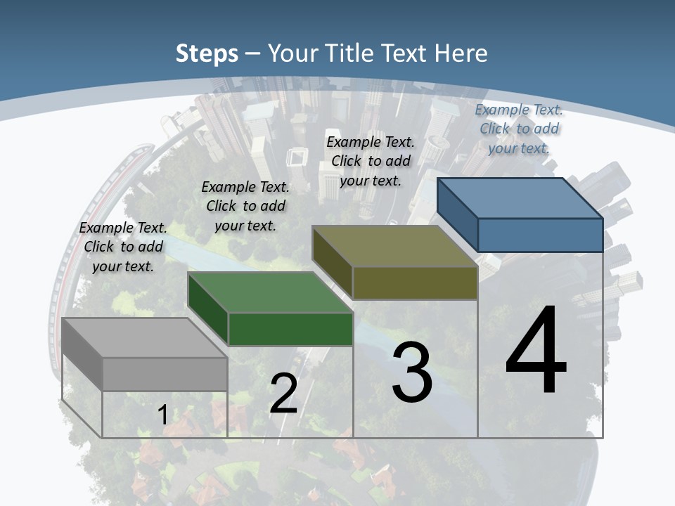 Urban River Commute PowerPoint Template
