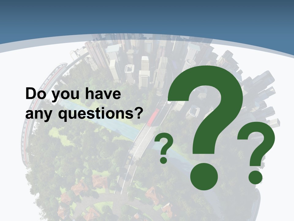 Urban River Commute PowerPoint Template