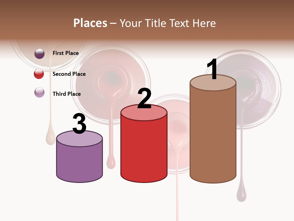 Leaking Purple Shine PowerPoint Template