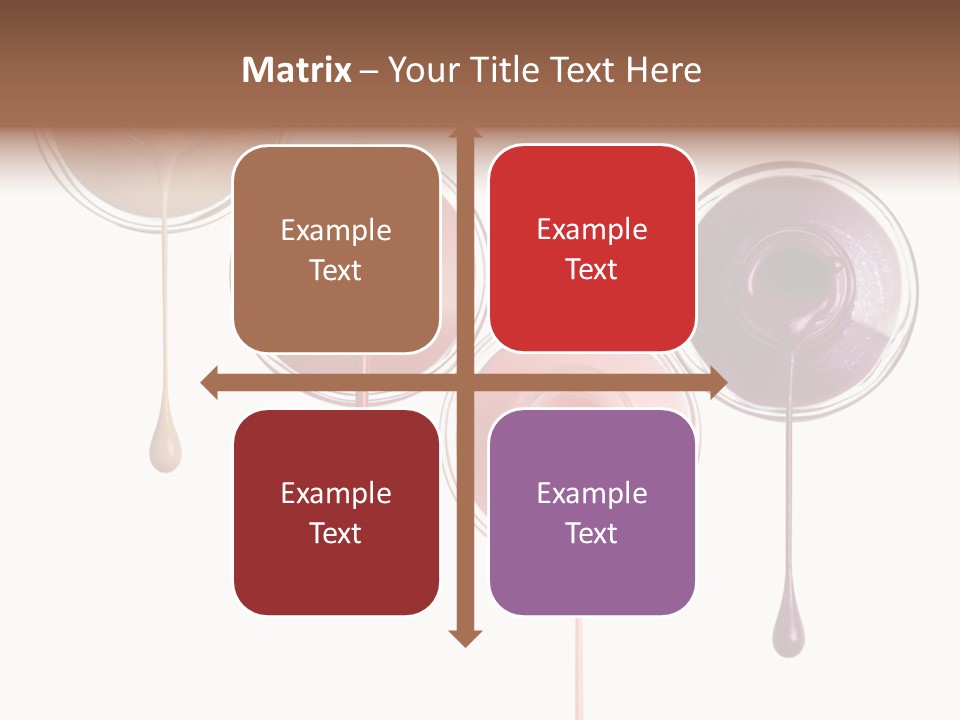 Leaking Purple Shine PowerPoint Template