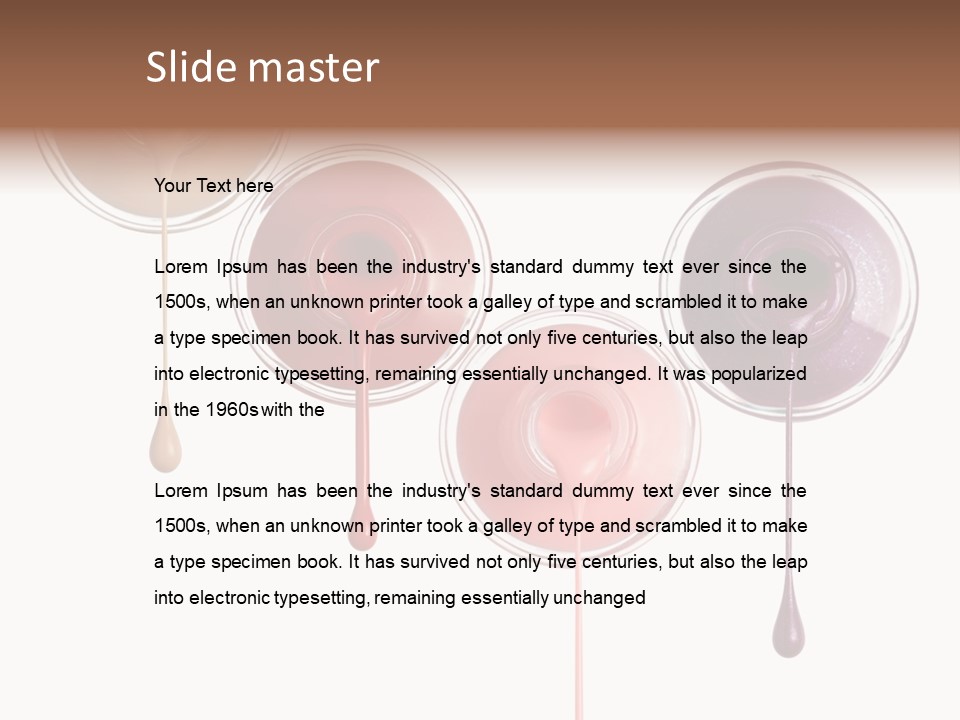 Leaking Purple Shine PowerPoint Template