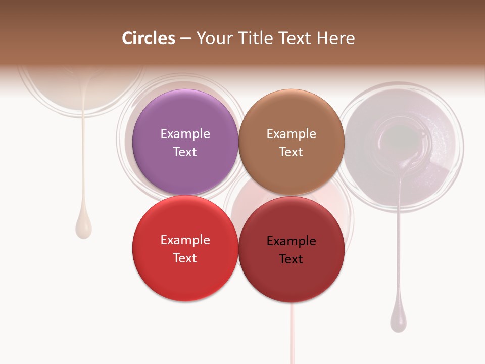 Leaking Purple Shine PowerPoint Template