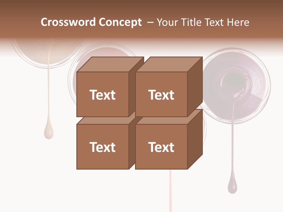 Leaking Purple Shine PowerPoint Template