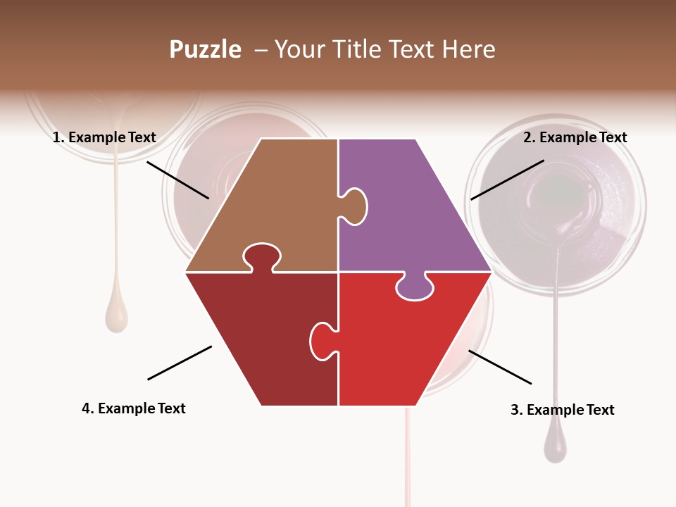 Leaking Purple Shine PowerPoint Template