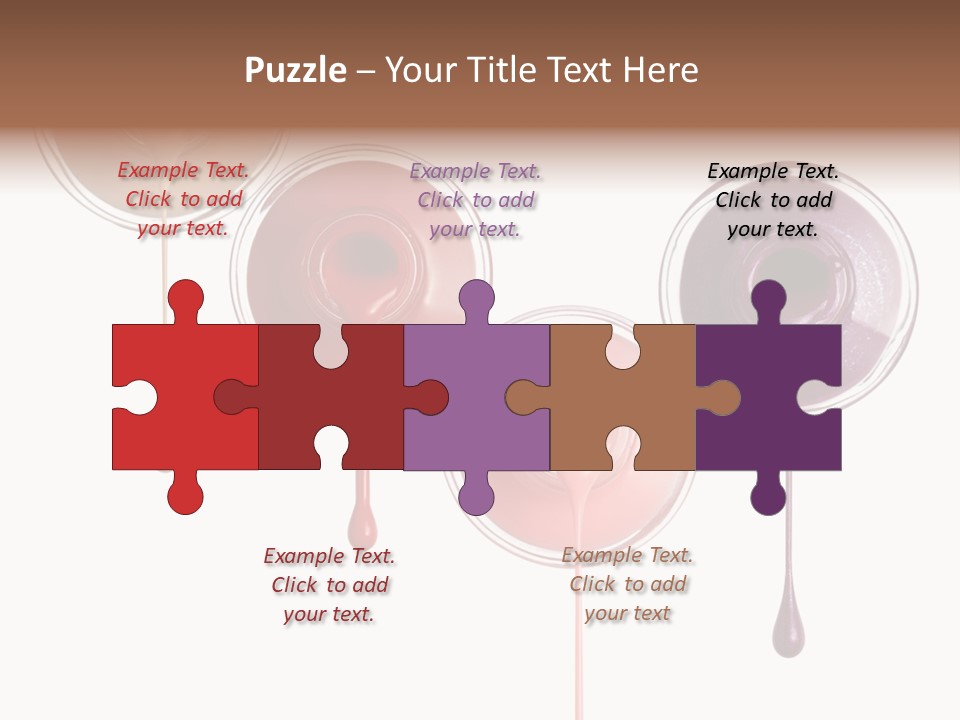 Leaking Purple Shine PowerPoint Template