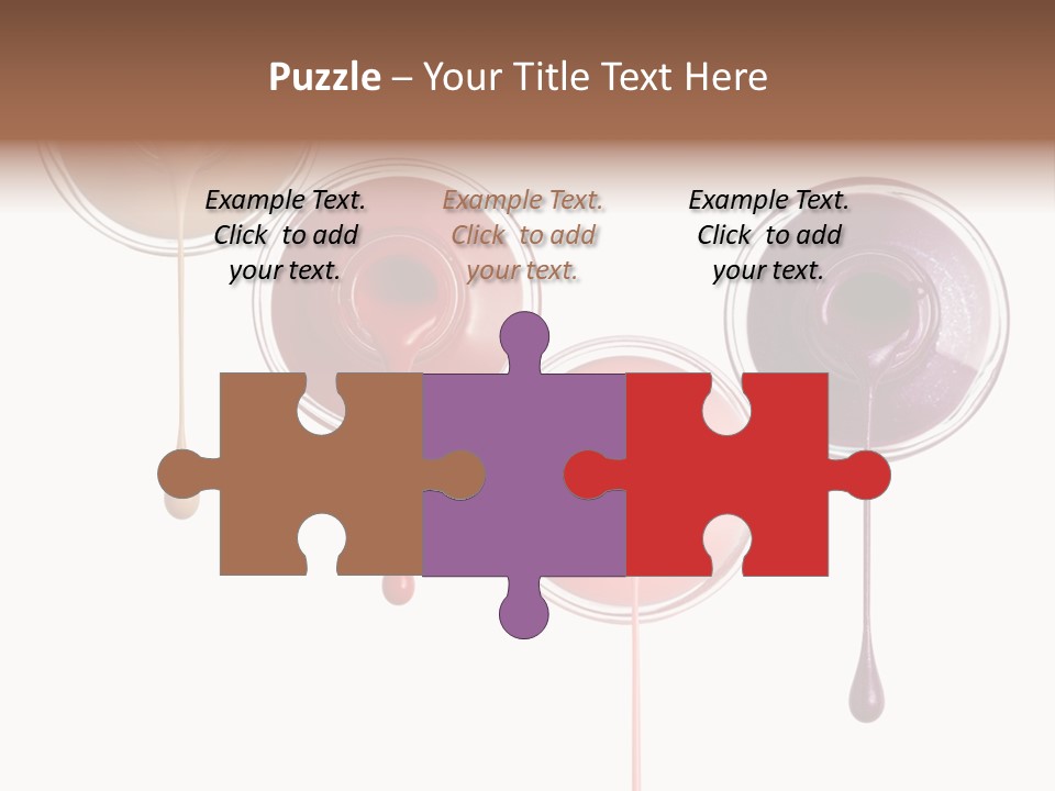 Leaking Purple Shine PowerPoint Template