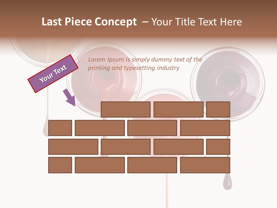 Leaking Purple Shine PowerPoint Template