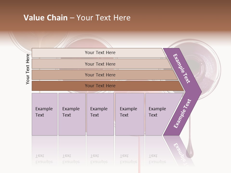 Leaking Purple Shine PowerPoint Template