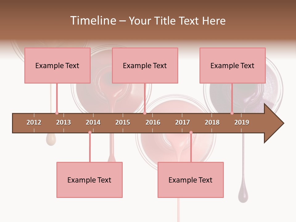 Leaking Purple Shine PowerPoint Template
