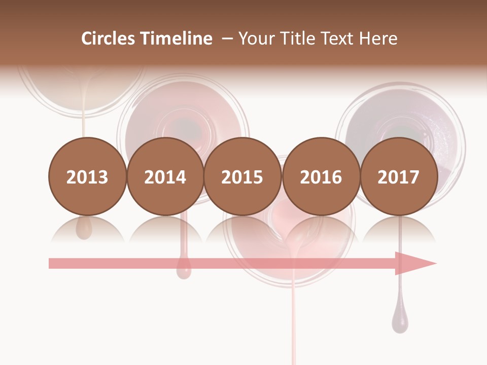 Leaking Purple Shine PowerPoint Template