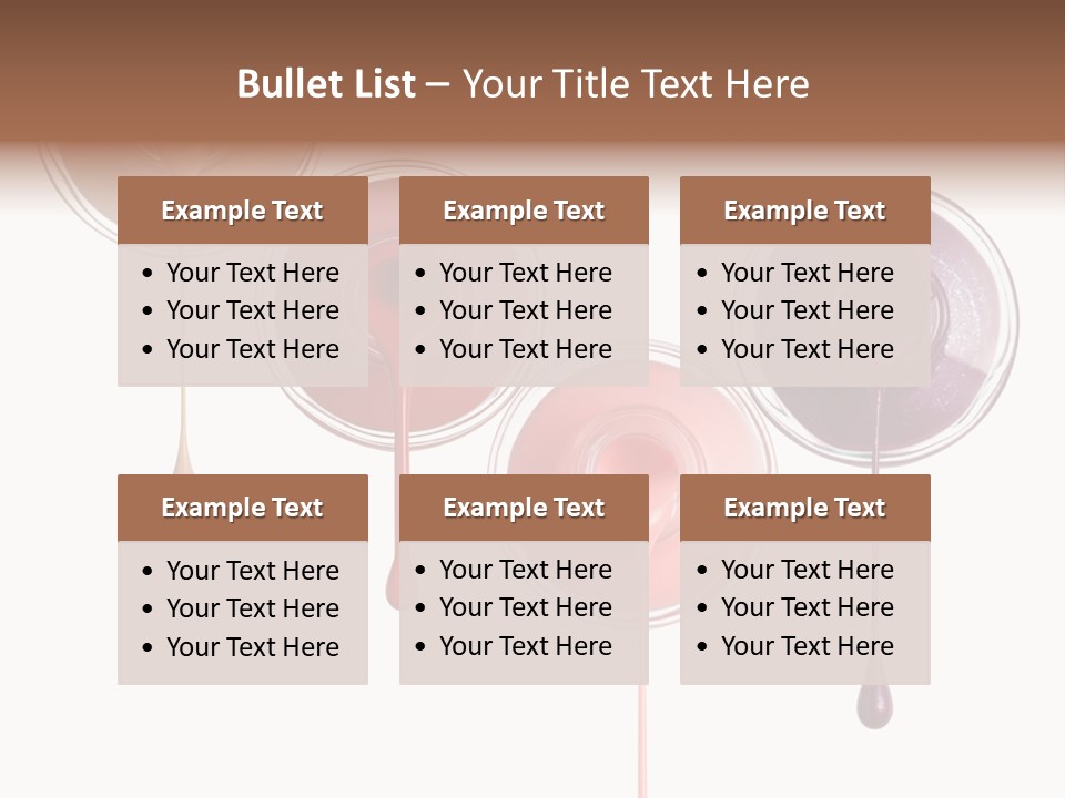 Leaking Purple Shine PowerPoint Template