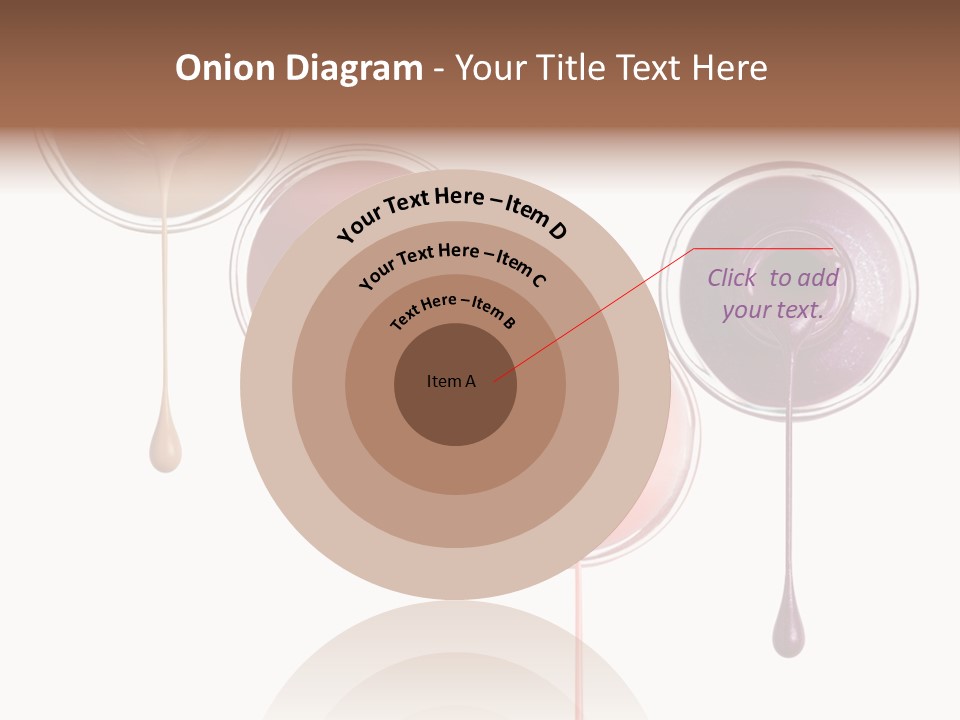 Leaking Purple Shine PowerPoint Template