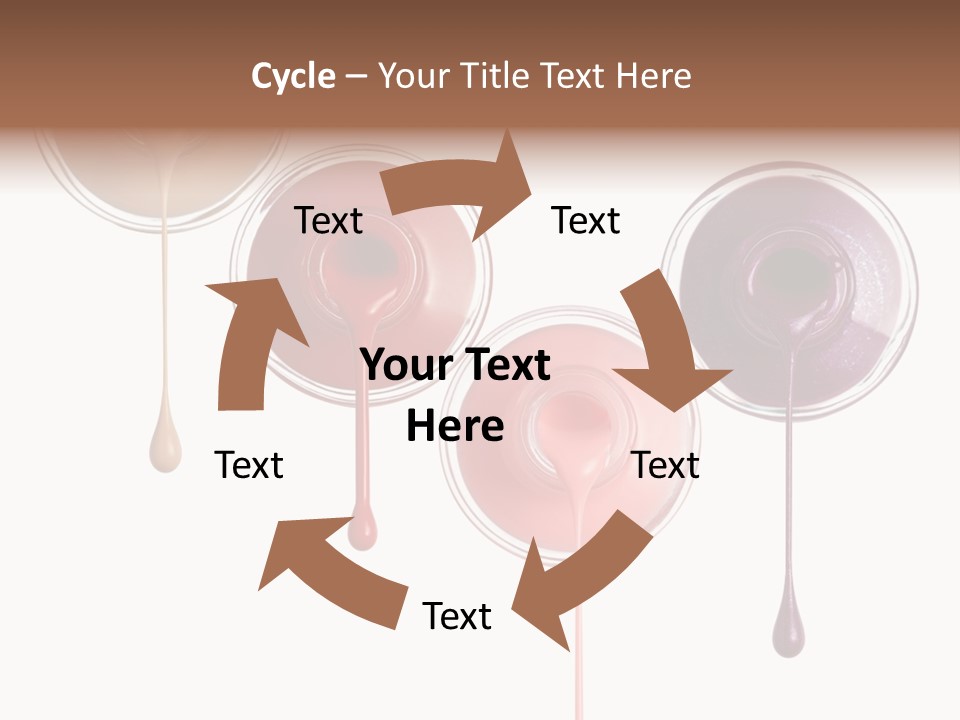 Leaking Purple Shine PowerPoint Template