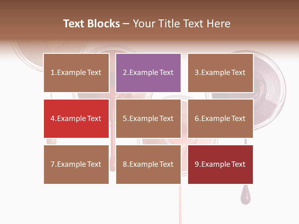 Leaking Purple Shine PowerPoint Template