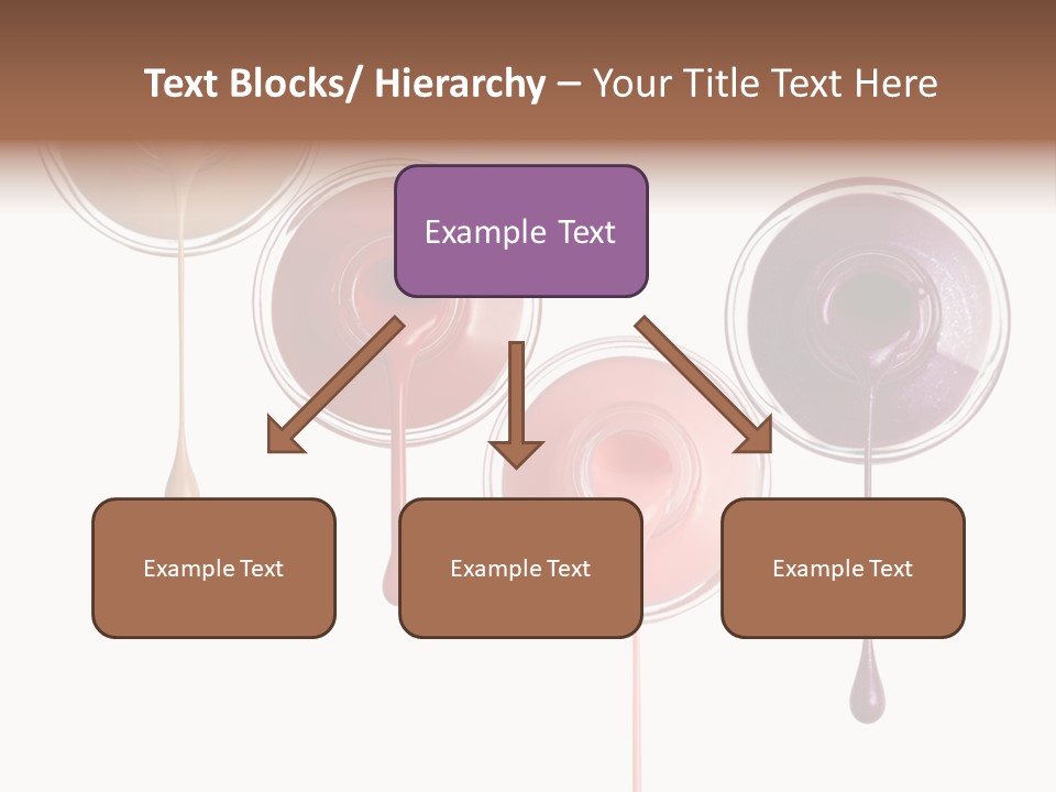 Leaking Purple Shine PowerPoint Template