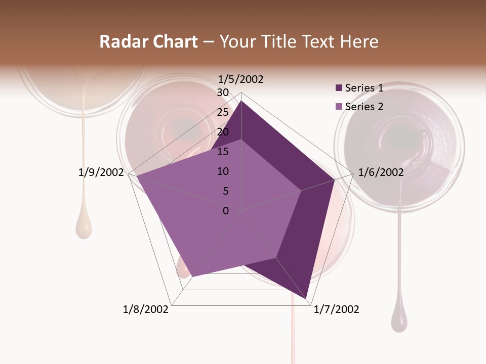 Leaking Purple Shine PowerPoint Template