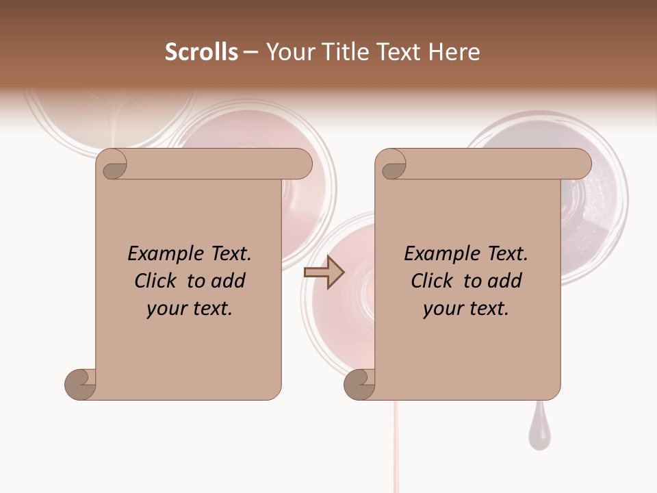 Leaking Purple Shine PowerPoint Template