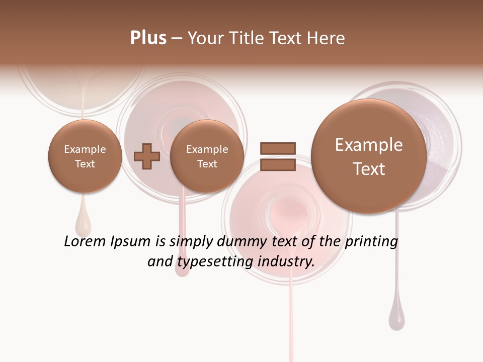 Leaking Purple Shine PowerPoint Template
