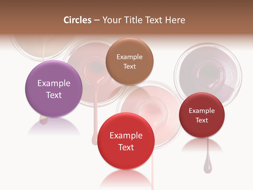 Leaking Purple Shine PowerPoint Template