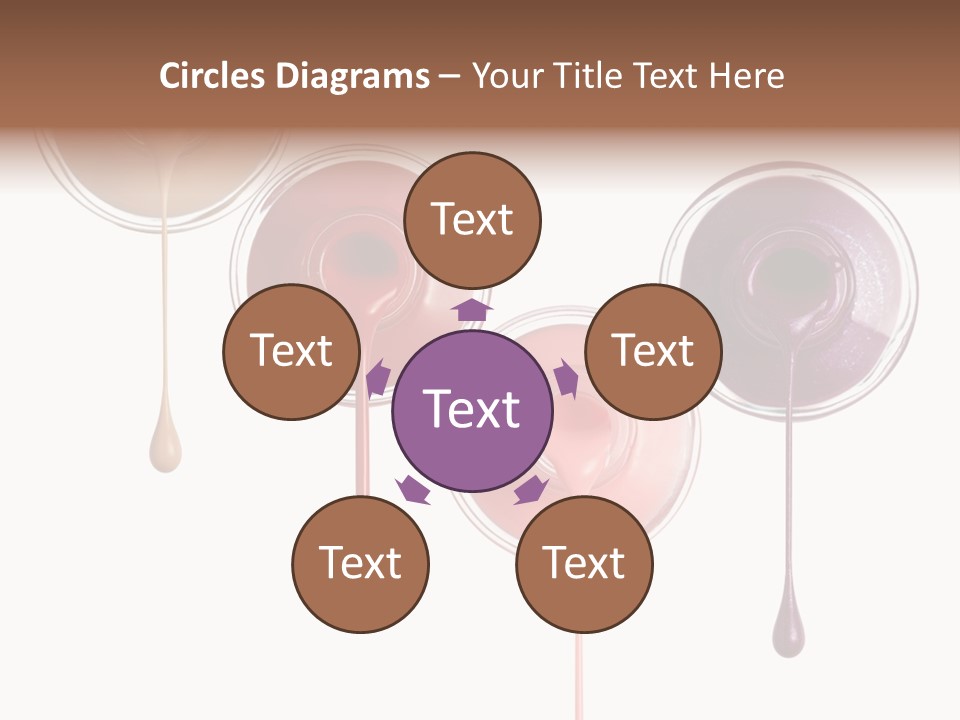 Leaking Purple Shine PowerPoint Template