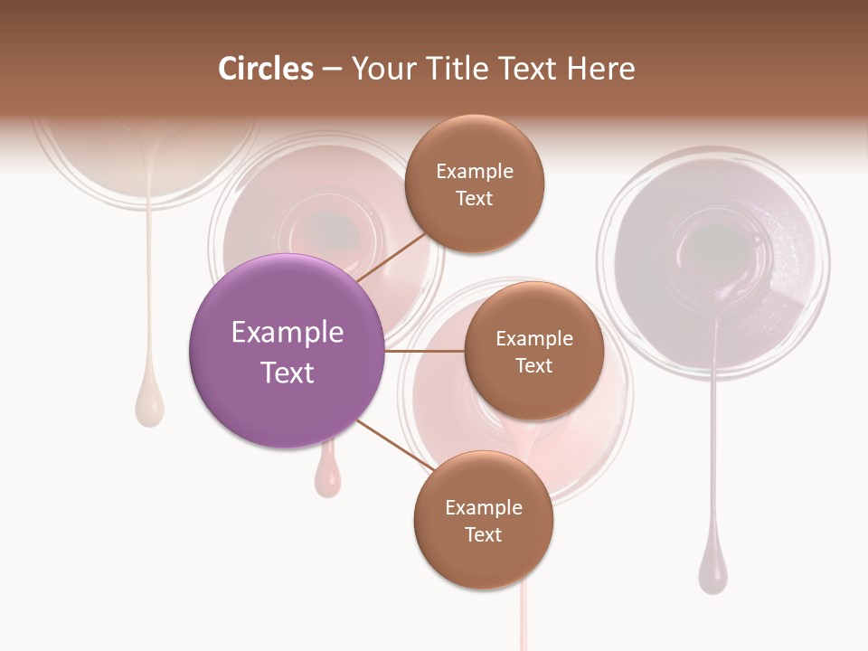 Leaking Purple Shine PowerPoint Template