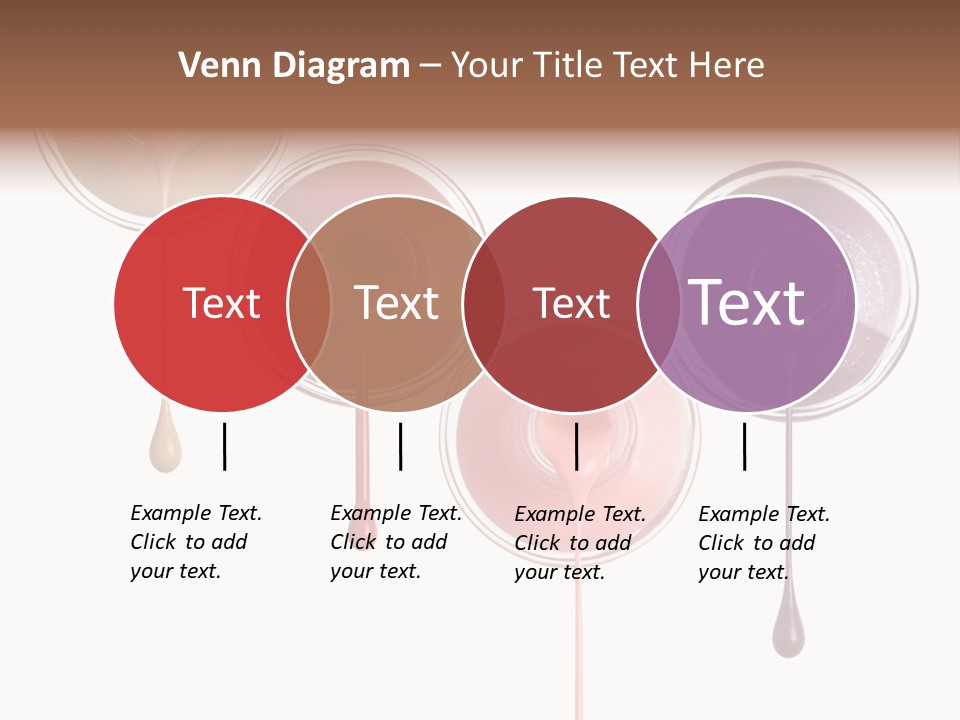 Leaking Purple Shine PowerPoint Template