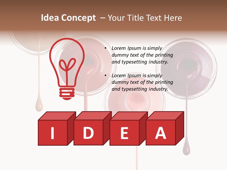 Leaking Purple Shine PowerPoint Template