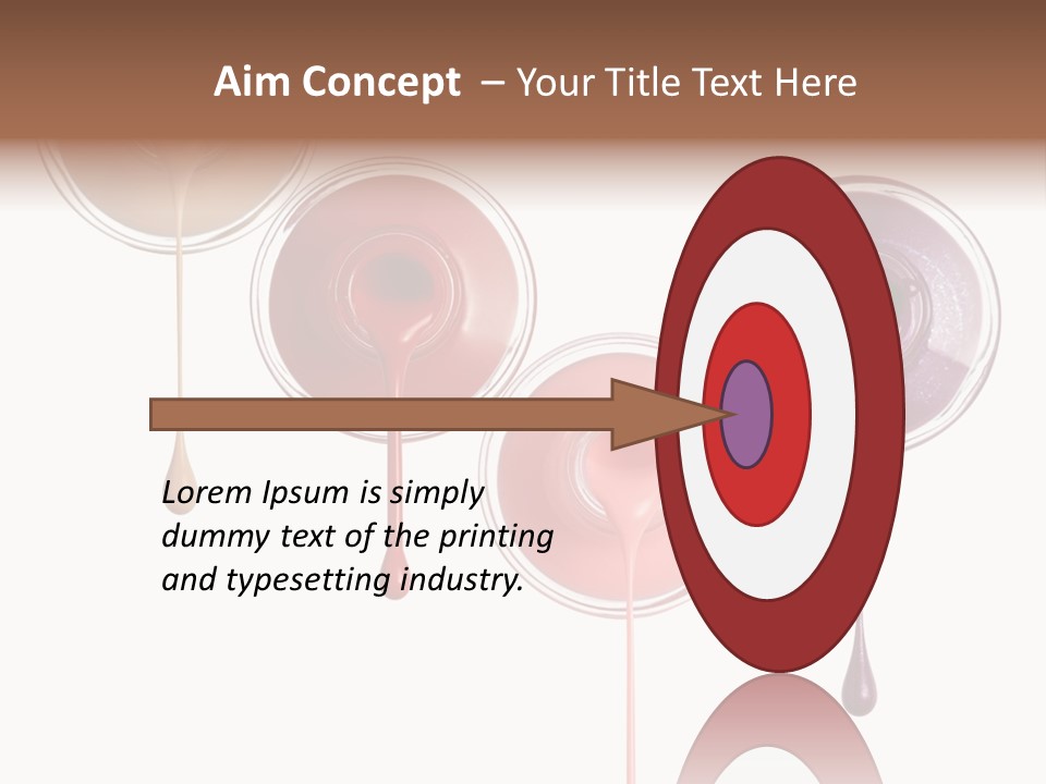 Leaking Purple Shine PowerPoint Template