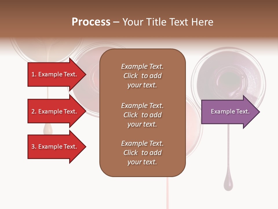 Leaking Purple Shine PowerPoint Template