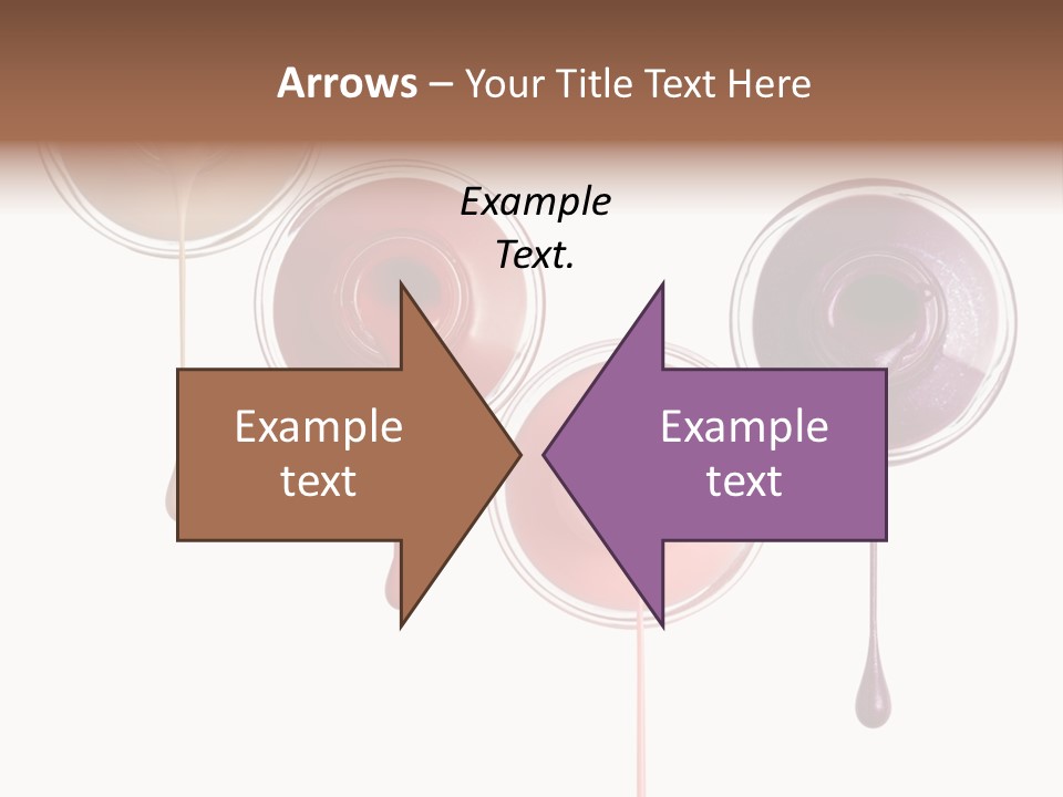 Leaking Purple Shine PowerPoint Template