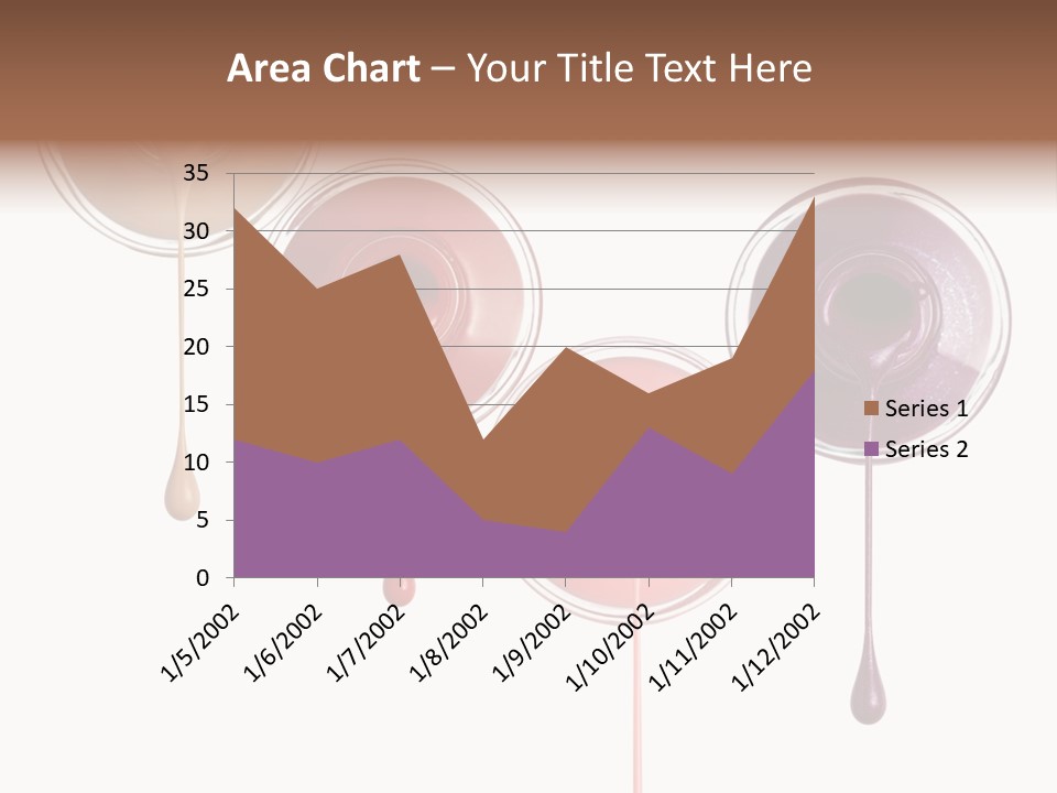 Leaking Purple Shine PowerPoint Template