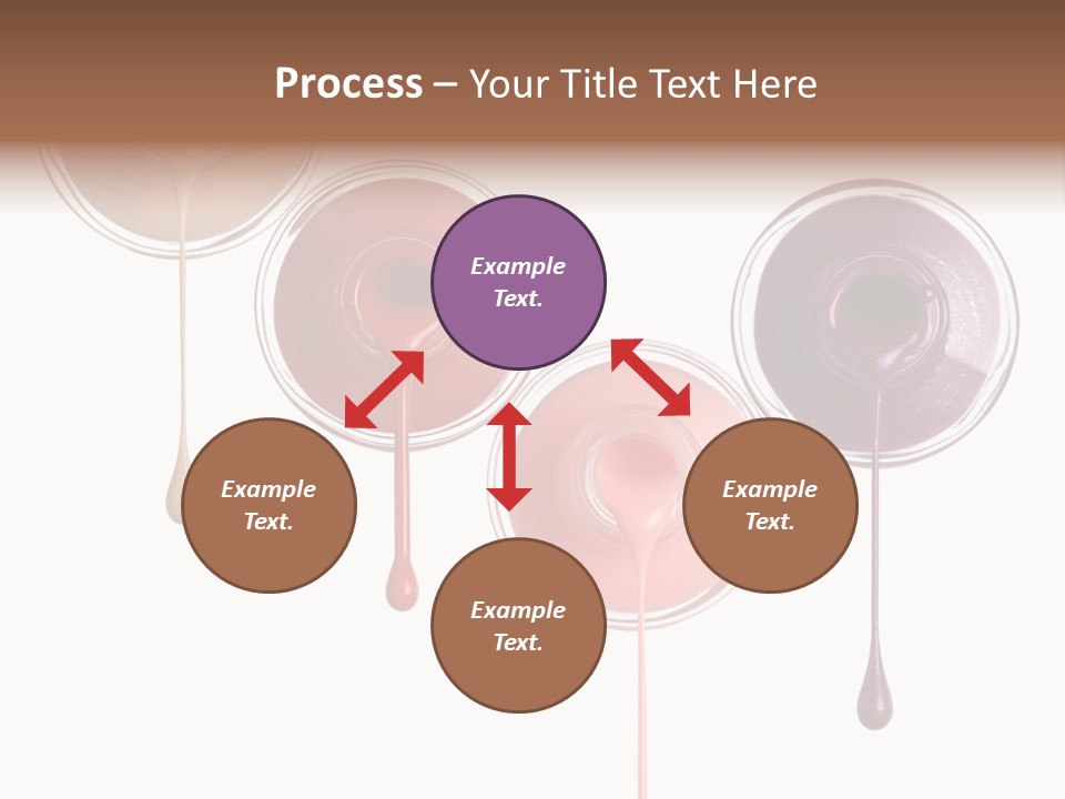 Leaking Purple Shine PowerPoint Template