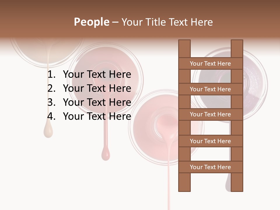 Leaking Purple Shine PowerPoint Template