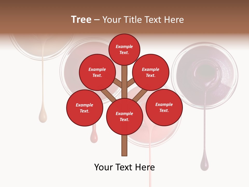 Leaking Purple Shine PowerPoint Template