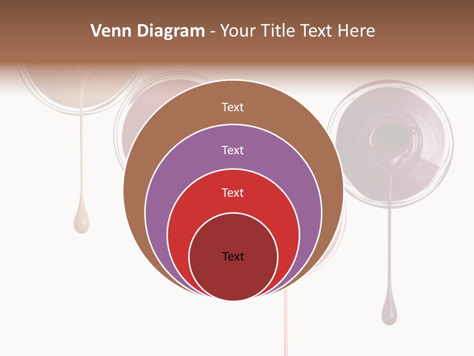Leaking Purple Shine PowerPoint Template